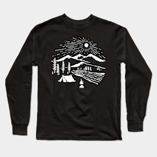 Wilderness (for Dark Color) Long Sleeve T-Shirt